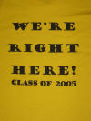 Back of 2002-2003 Class Shirt