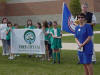 Girl Scouts with Mayor Sue Klinkhammer